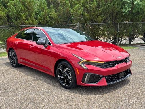 Red 2025 Kia K5 GT-Line