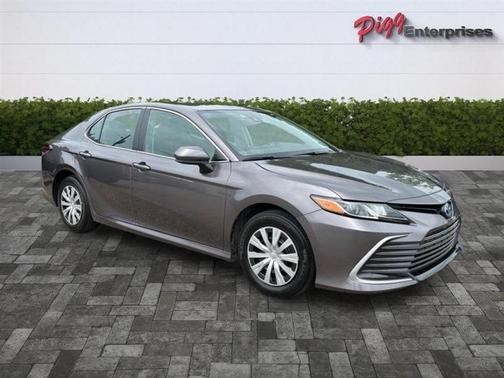 Gray 2024 Toyota Camry Hybrid LE