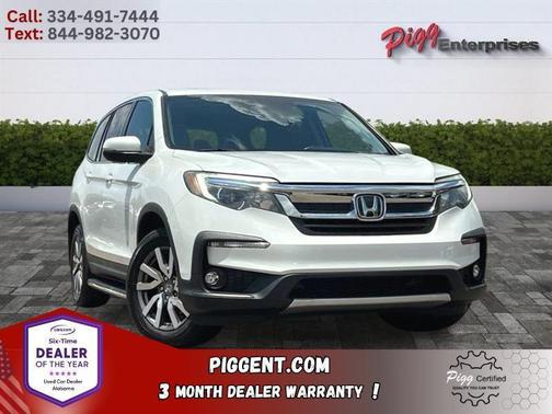 White 2020 Honda Pilot EX-L