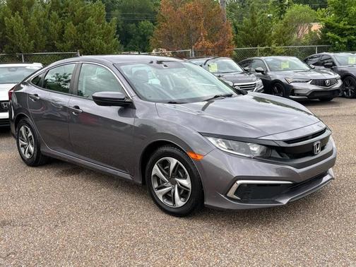 Gray 2021 Honda Civic LX