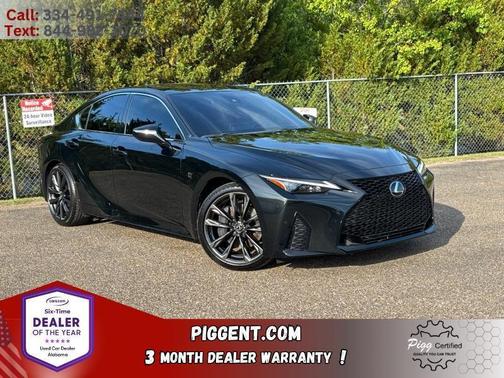 Black 2025 Lexus IS 350 F SPORT Design