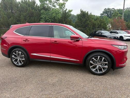 Red 2023 Acura MDX Technology