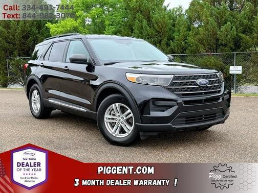 Black 2022 Ford Explorer XLT