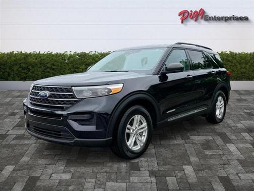 Black 2022 Ford Explorer XLT