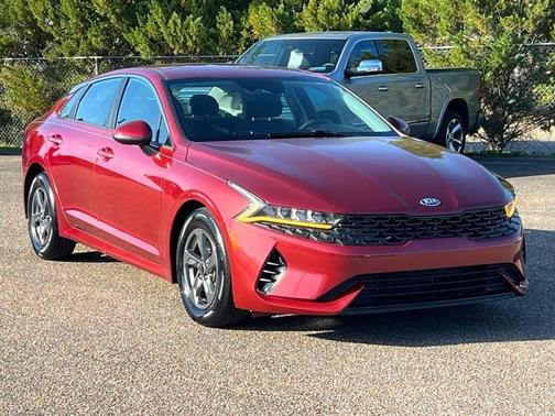 Red 2021 Kia K5 LXS