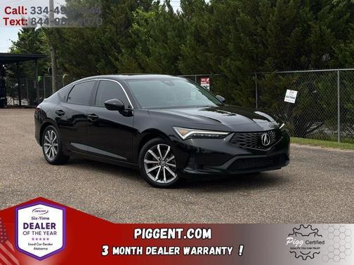 Black 2025 Acura Integra Base