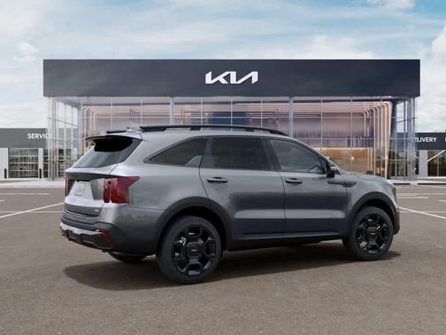 Steel Gray 2026 Kia Sorento Hybrid X-LINE SX PRESTIGE