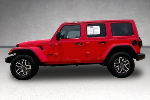Firecracker Red Clearcoat 2025 Jeep Wrangler Sahara