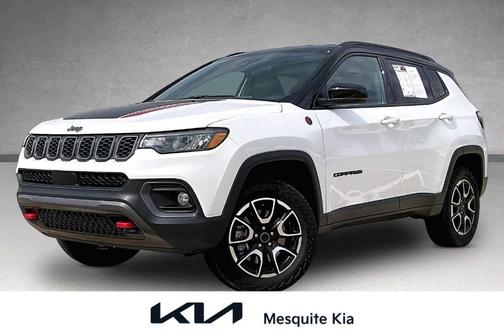 Bright White Clearcoat 2025 Jeep Compass Trailhawk