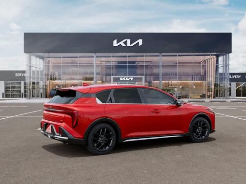 Red 2026 Kia K4 GT-Line Turbo