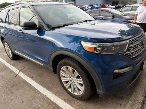 Atlas Blue Metallic 2021 Ford Explorer Limited