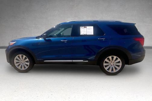Atlas Blue Metallic 2021 Ford Explorer Limited