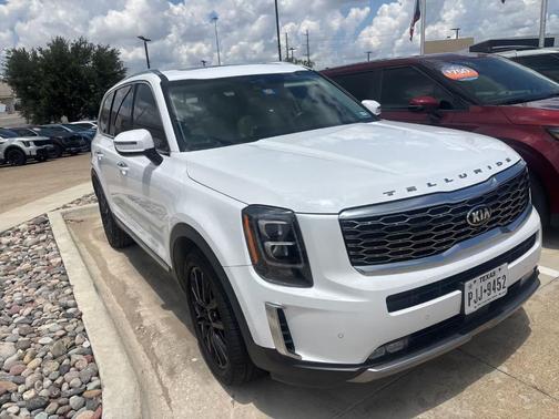 Glacial White Pearl 2021 Kia Telluride SX