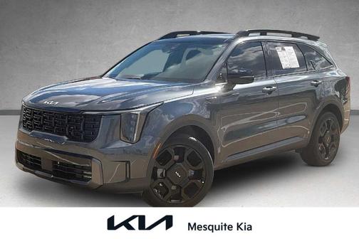 Gray 2024 Kia Sorento X-Line EX