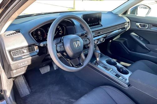 Black 2025 Honda Civic LX