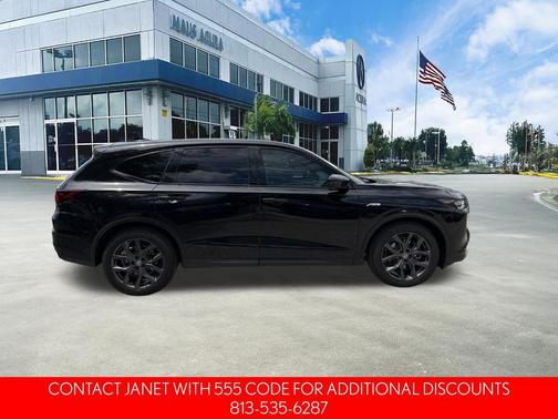 Black 2024 Acura MDX A-Spec