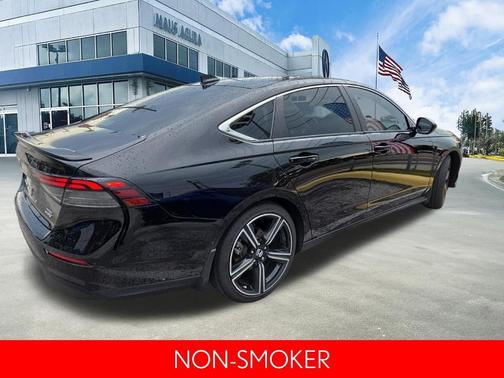 Black 2024 Honda Accord Hybrid Sport