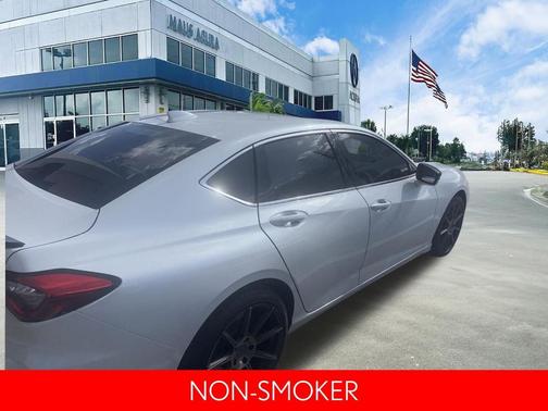 White 2021 Acura TLX Technology