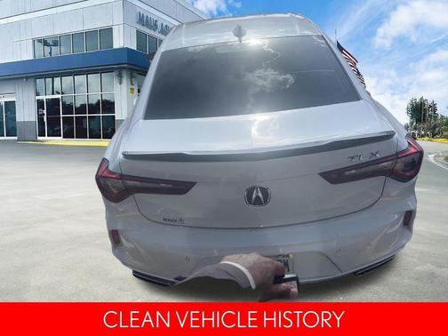 White 2021 Acura TLX Technology