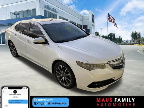 White 2016 Acura TLX V6