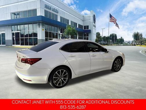 White 2016 Acura TLX V6