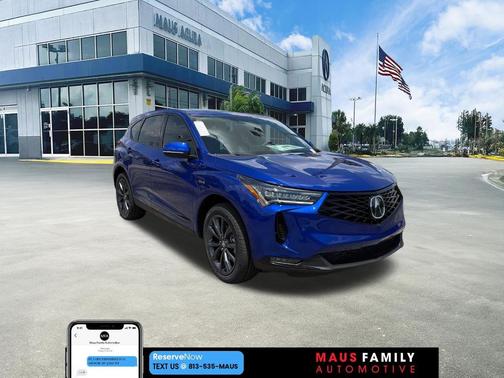 Blue 2026 Acura RDX A-Spec PACKAGE