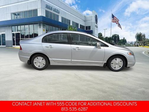 Silver 2007 Honda Civic Hybrid