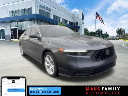 Gray 2025 Honda Accord LX