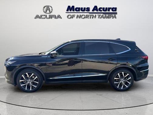 Black 2022 Acura MDX Technology