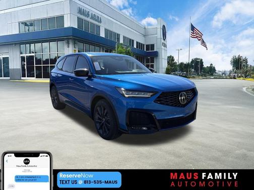 Blue 2026 Acura MDX A-Spec