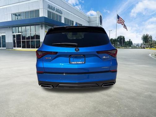 Blue 2026 Acura MDX A-Spec Advance Package