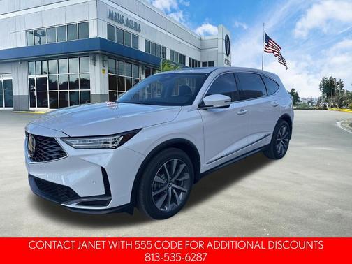 White 2026 Acura MDX Technology Package