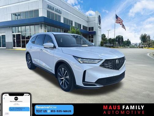 White 2026 Acura MDX Technology Package