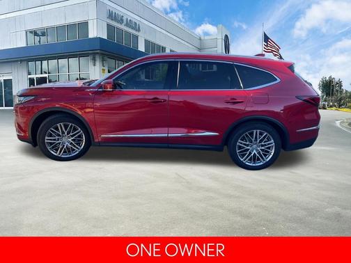Red 2023 Acura MDX Advance