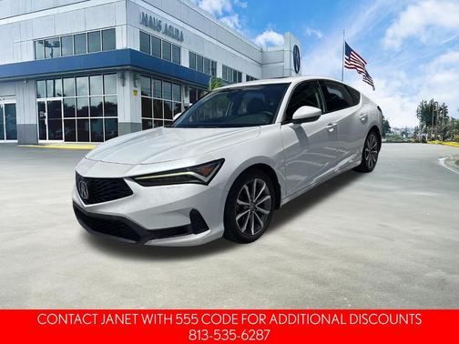 White 2023 Acura Integra Base