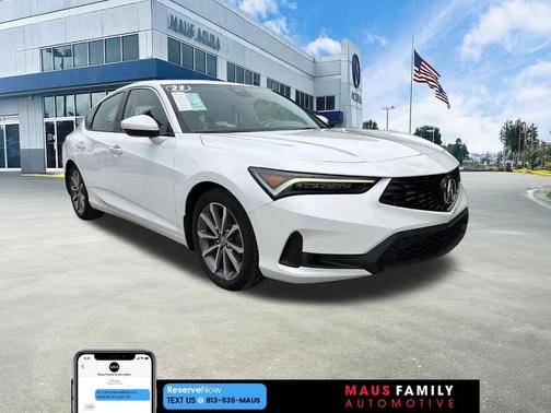 White 2023 Acura Integra Base
