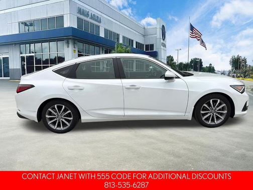 White 2023 Acura Integra Base