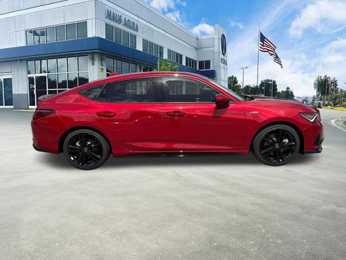 Red 2026 Acura Integra A-Spec