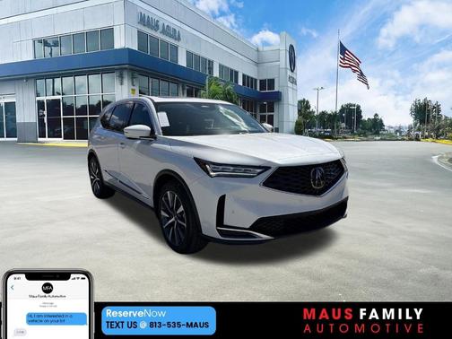 White 2026 Acura MDX Technology Package