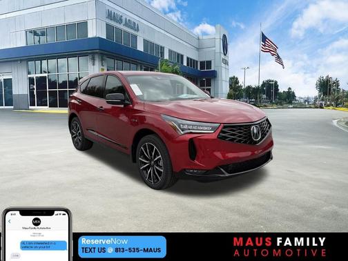 Red 2026 Acura RDX A-Spec Advance Package