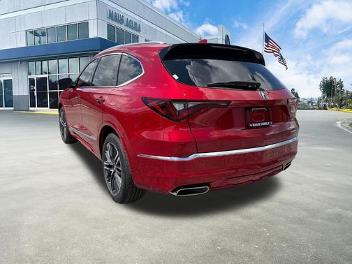 Red 2026 Acura MDX Advance Package