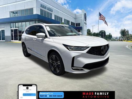 White 2026 Acura MDX Advance Package