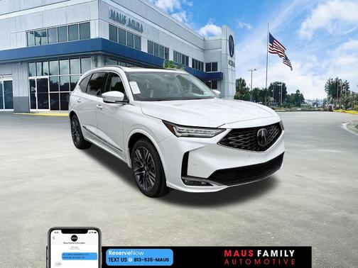 White 2026 Acura MDX Advance Package