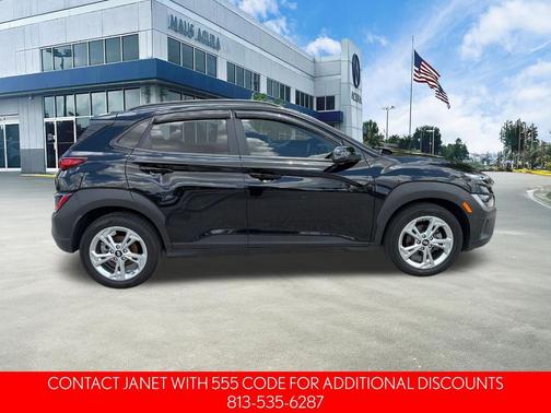 Black 2023 Hyundai KONA SEL
