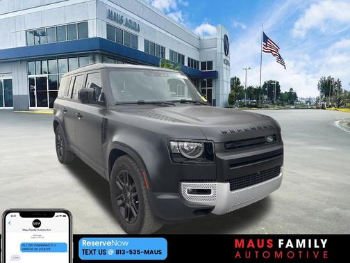 Santorini Black 2023 Land Rover Defender SE