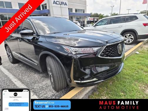 Black 2024 Acura MDX Technology
