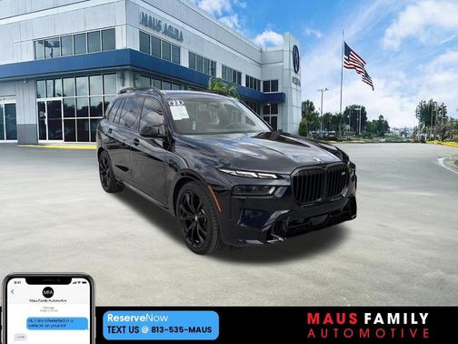 Black 2023 BMW X7 M60i