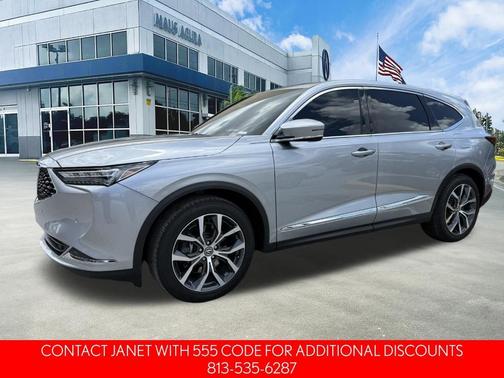 Silver 2024 Acura MDX Technology