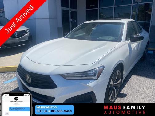 White 2024 Acura TLX Technology