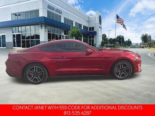 Red 2021 Ford Mustang EcoBoost Premium